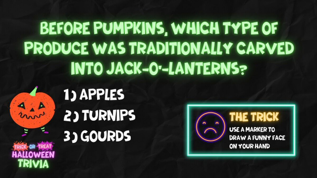 Trick or Treat? Halloween Trivia! image number null